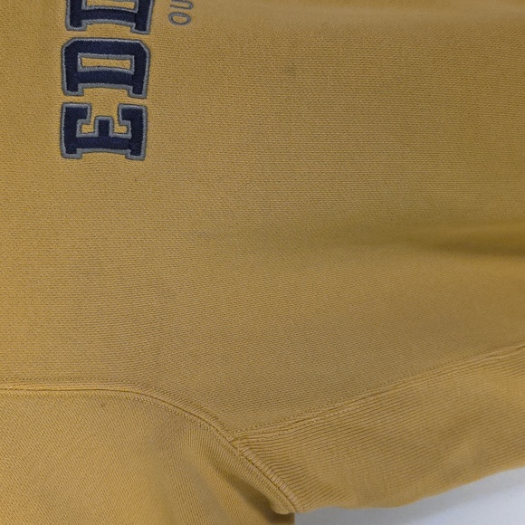 Eddie Bauer Men's Mustard Crewneck Sweater - Picture 6 of 7